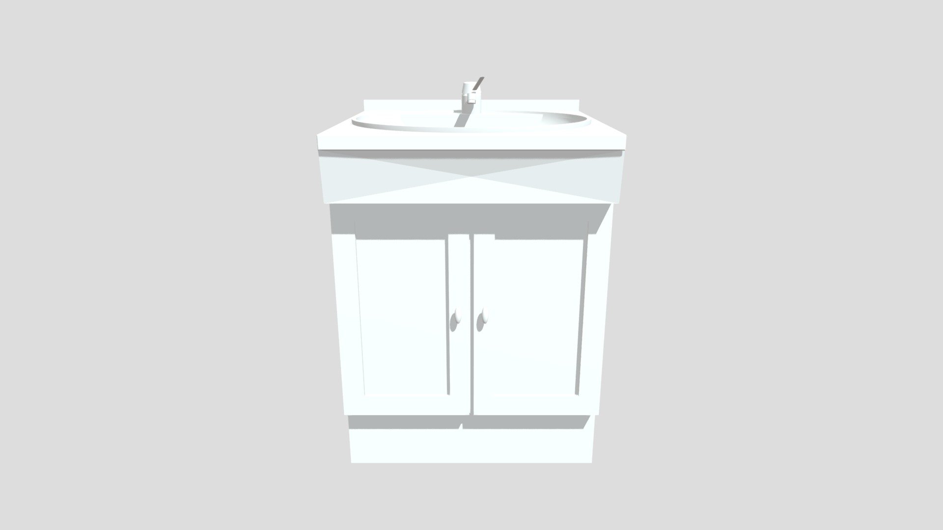 Washbasin with cabinet 350
