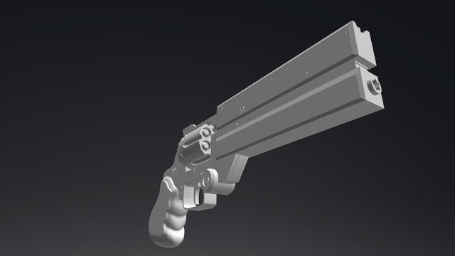 Long Colt45 3D Model