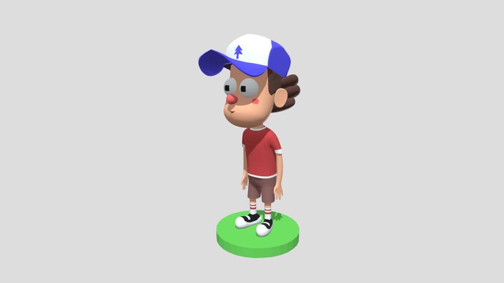 Dipper Pines 3D Model