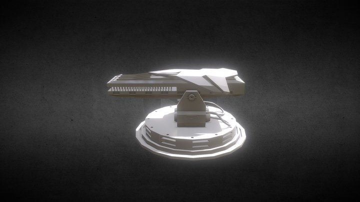 Laser Turret 3D Model