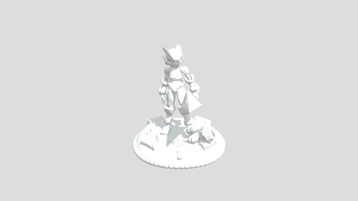 Zero from megaman Z 3D Model