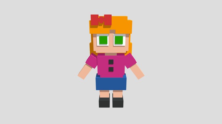 Elizabeth Afton (ice-cream girl) 3D Model