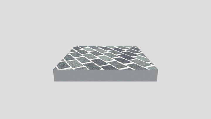 Desaturated Bricks 3D Model