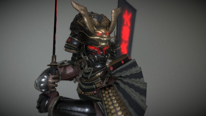 Samurai 3D Model