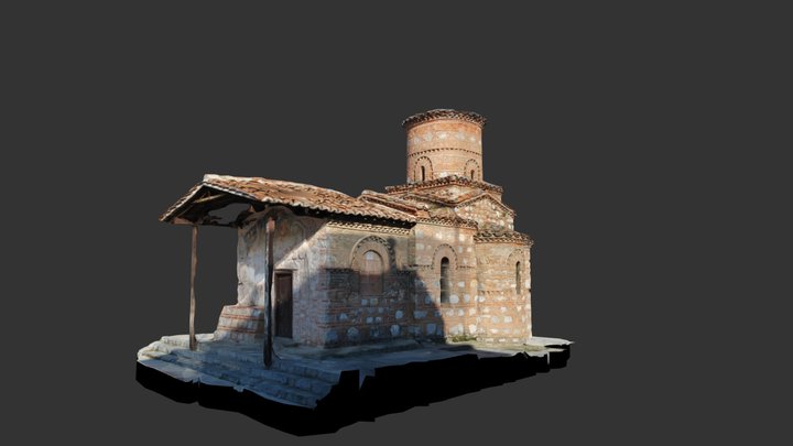 Byzantine Church: Παναγία Κουμπελίδικη Kastoria 3D Model