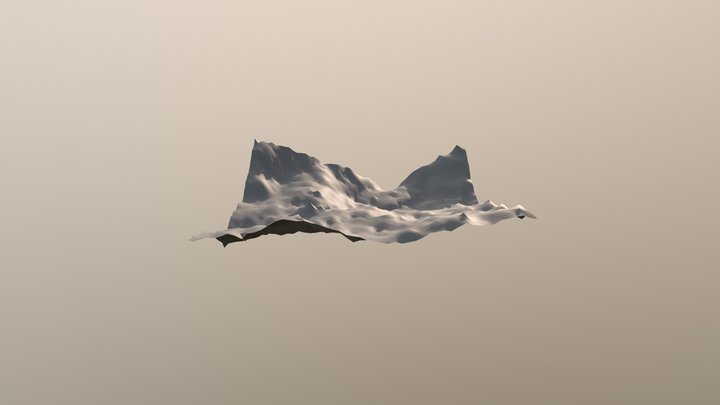 Fractal Landscape (smoothness = 1.1) 3D Model