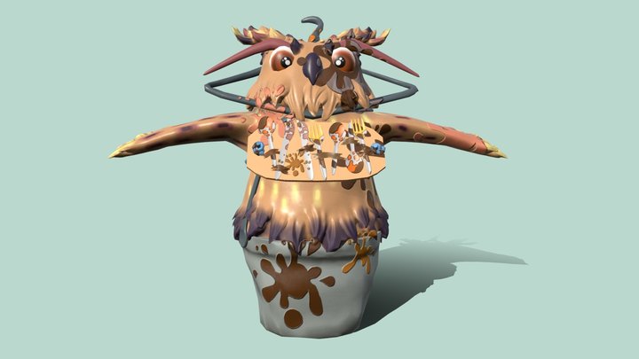 Owl-Boss 3D Model