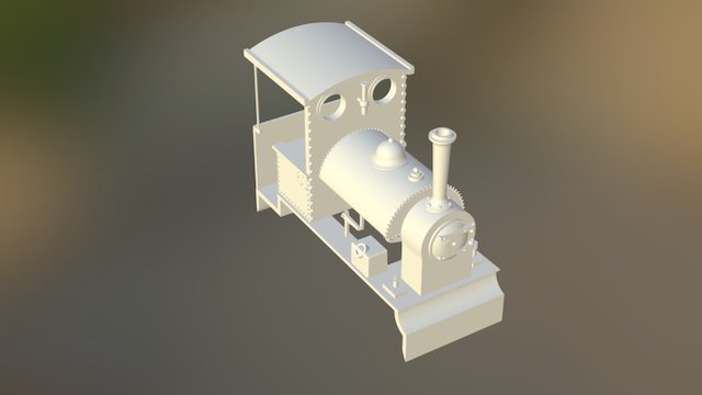 Bagnall 0-4-0ST in HO scale 3D Model