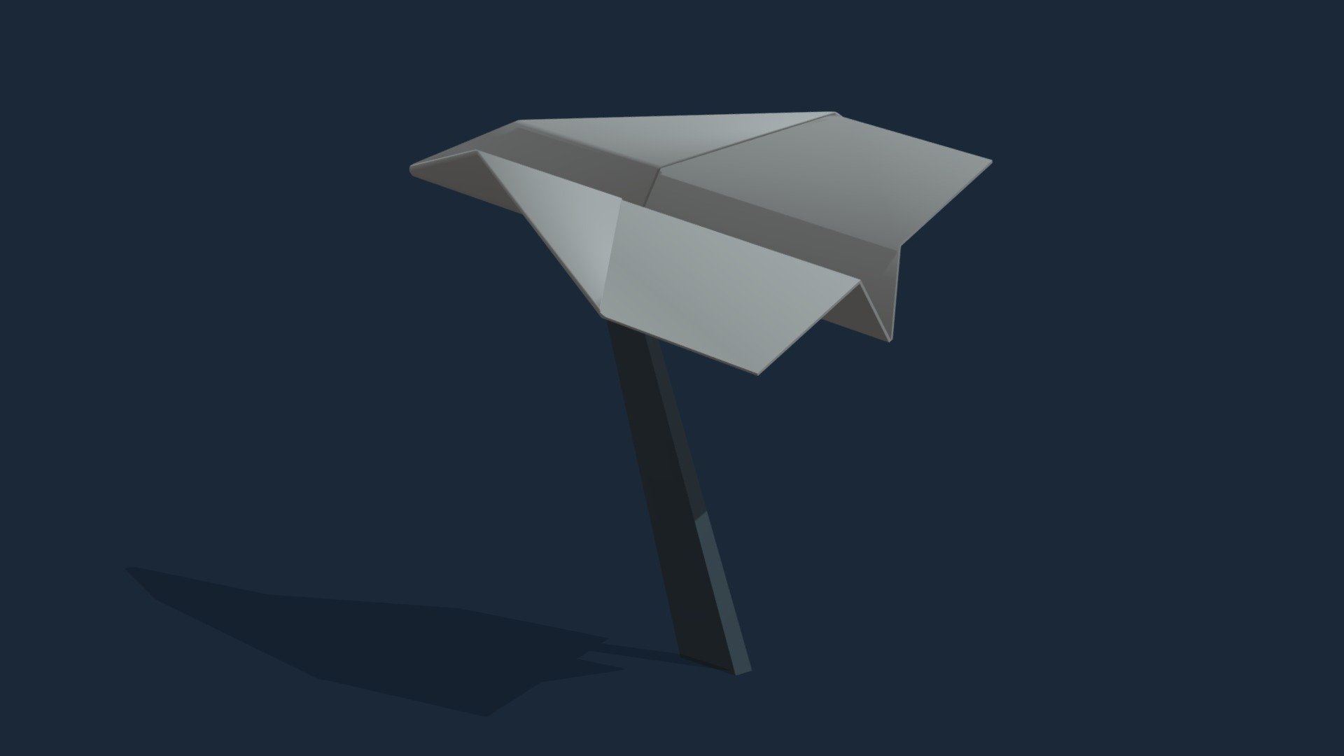 Paper Airplane Sculpture Download Free 3D model by Sea Land Air