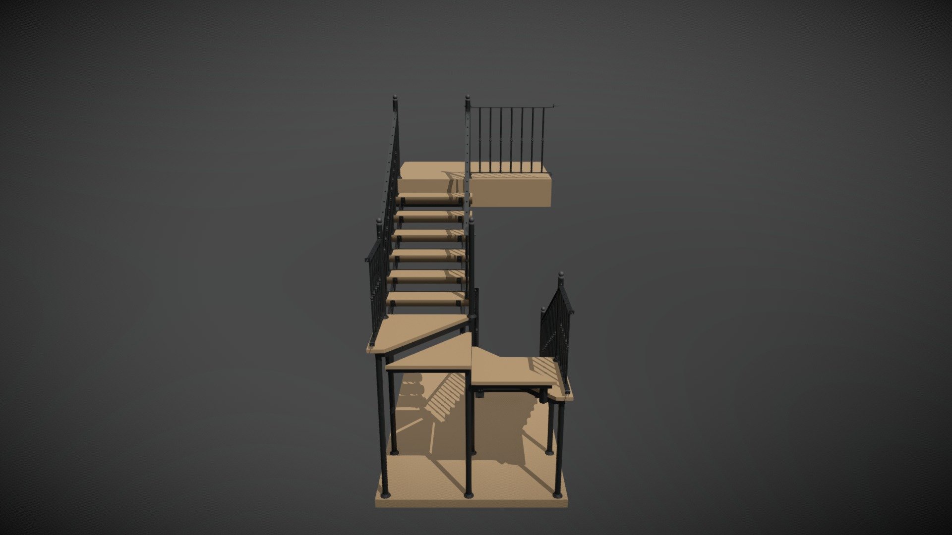 Лестница финальная — Sketchfab embed 3D viewer