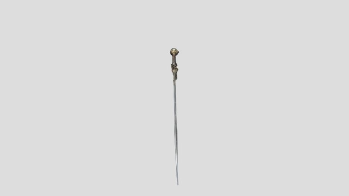 Epic Fantasy Sword  - High-Detail 3D Model 3D Model