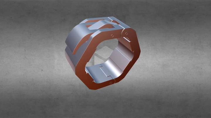 Concept 6 Hex Without Bar 3D Model