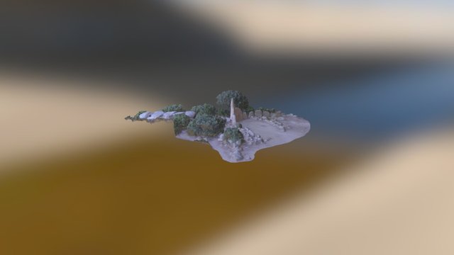 Tomba dei giganti di Sa Ena 'e Thomes 3D Model