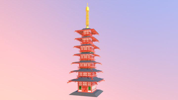 Totoumi Kokubunji 3D Model