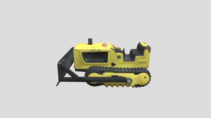 Tonka_ Bulldozer_obj – Free 3D Model STL