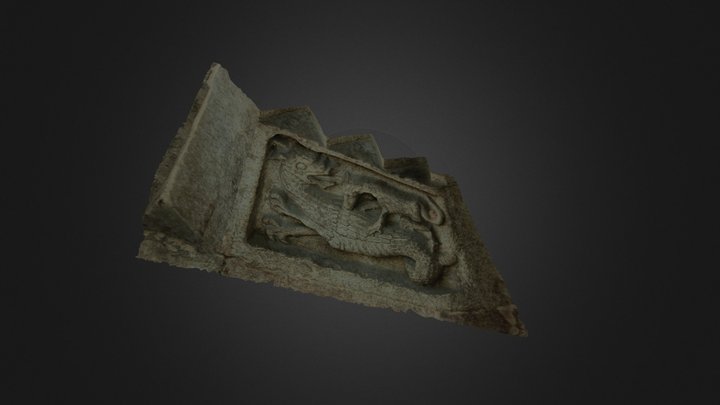 Bas-relief griffon 3D Model