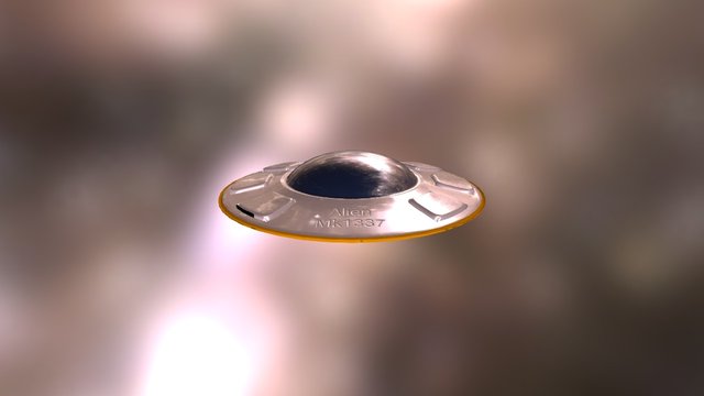 Alien Spaceship 3D Model