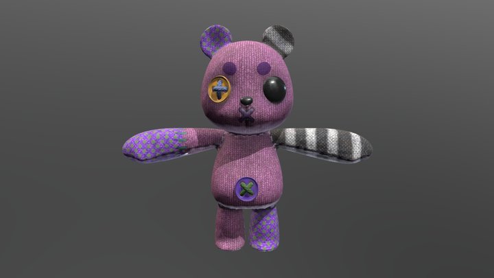 Bear Plush 3D Model