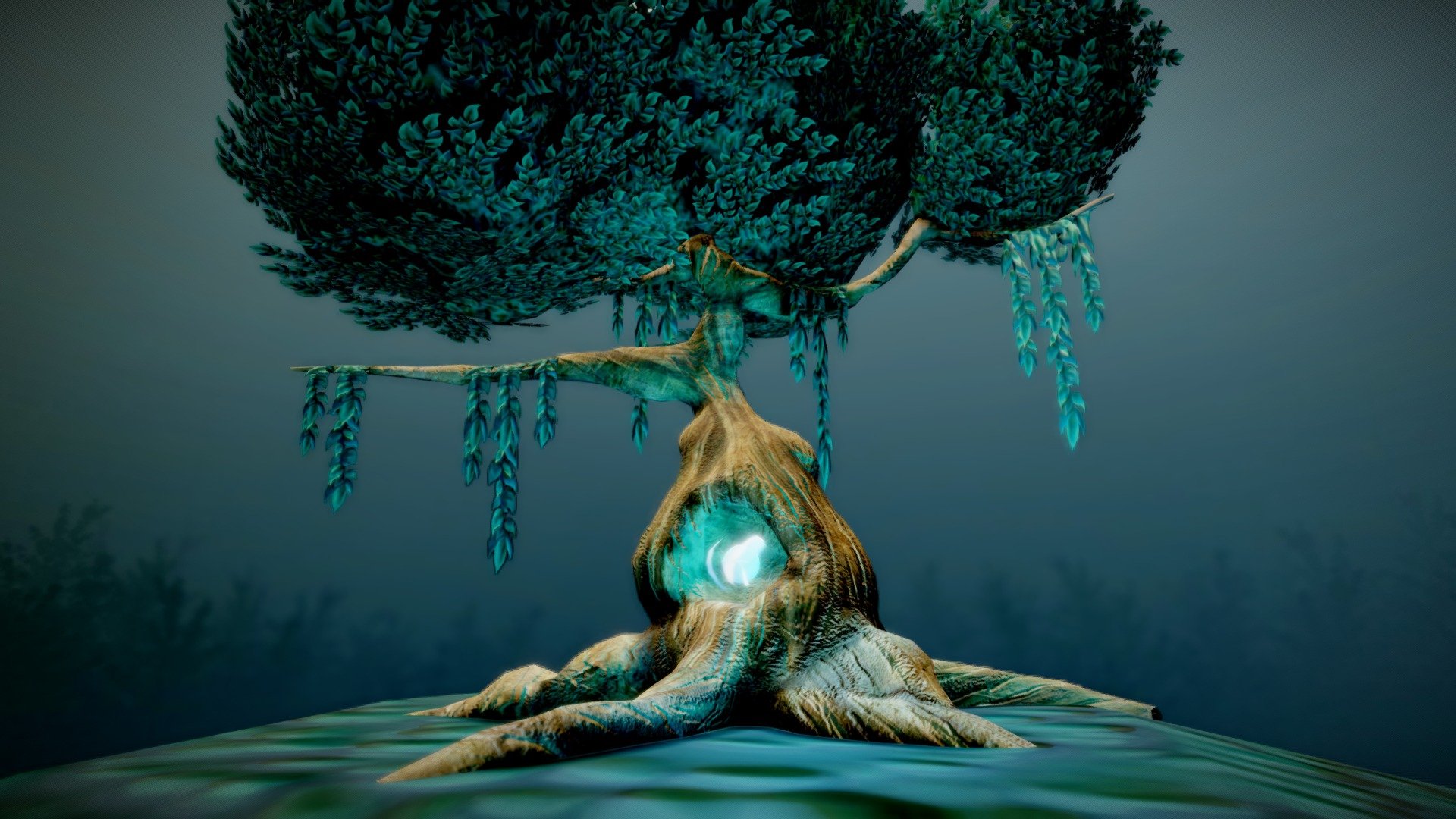 WISE MYSTICAL TREE - PROCESS VIDEO by Blinkence on DeviantArt