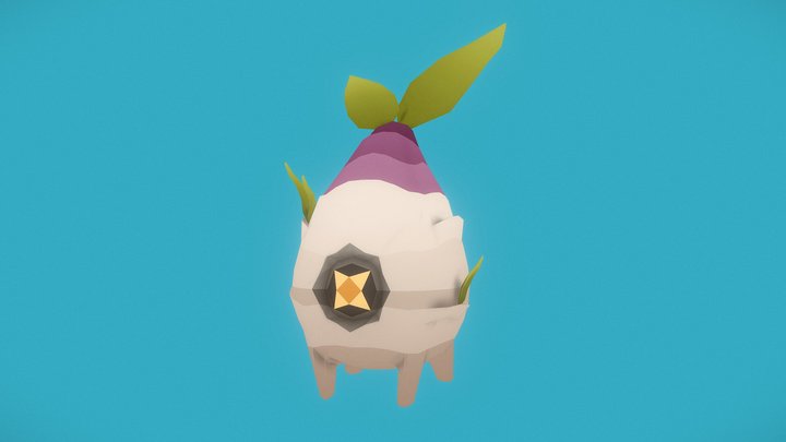Turnip 3D Model