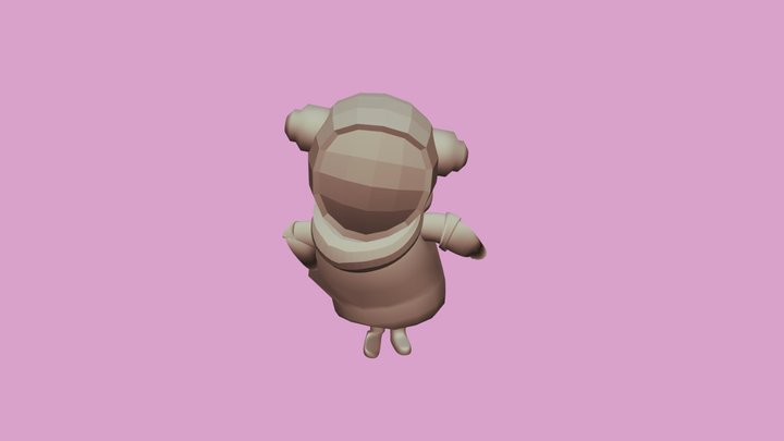 634230052_low_polygon_pilot_ Swing Dancing 3D Model