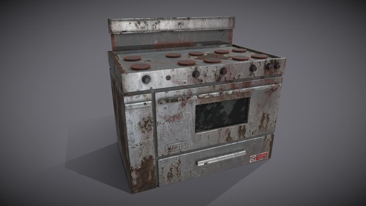 Big Old Rusted Oven