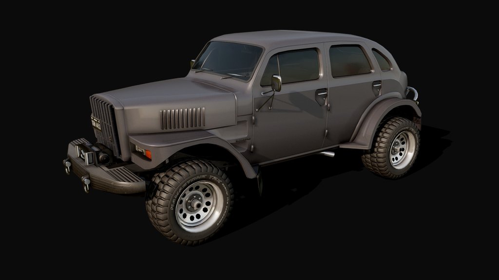 Suggan '53 Modified - Low poly model