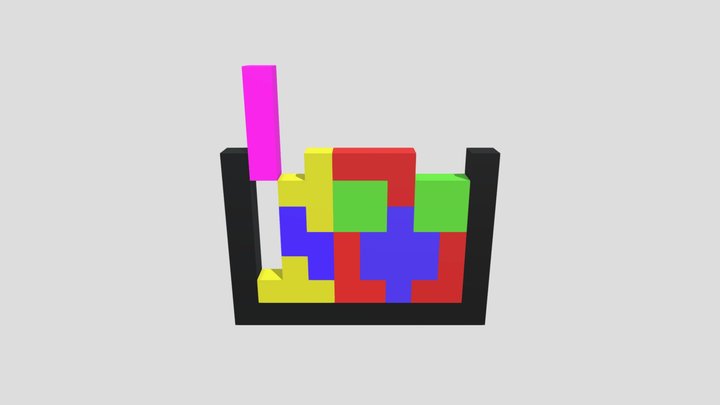 Tetris 3D Model