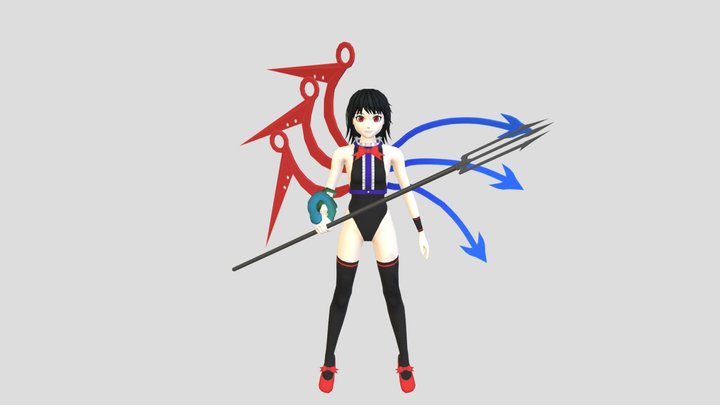 Nue for Touhou Multi Scroll Shooting 2. 3D Model