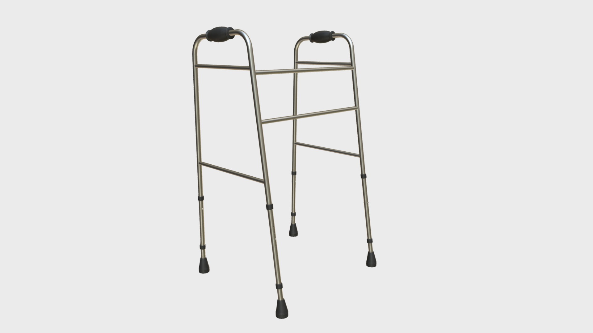 3D model Walking frame - This is a 3D model of the Walking frame. The 3D model is about a pair of scales.