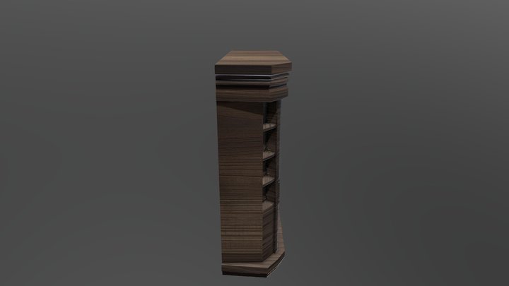 Book shelf 3D Model