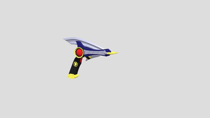 Thundermax Blaster/Saber - PR Dino Thunder 3D Model