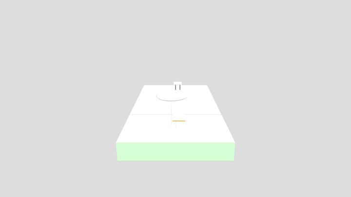 Low Poly Pool 3D Model