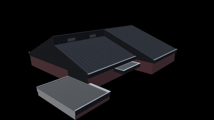 Steel Roof 3D Model