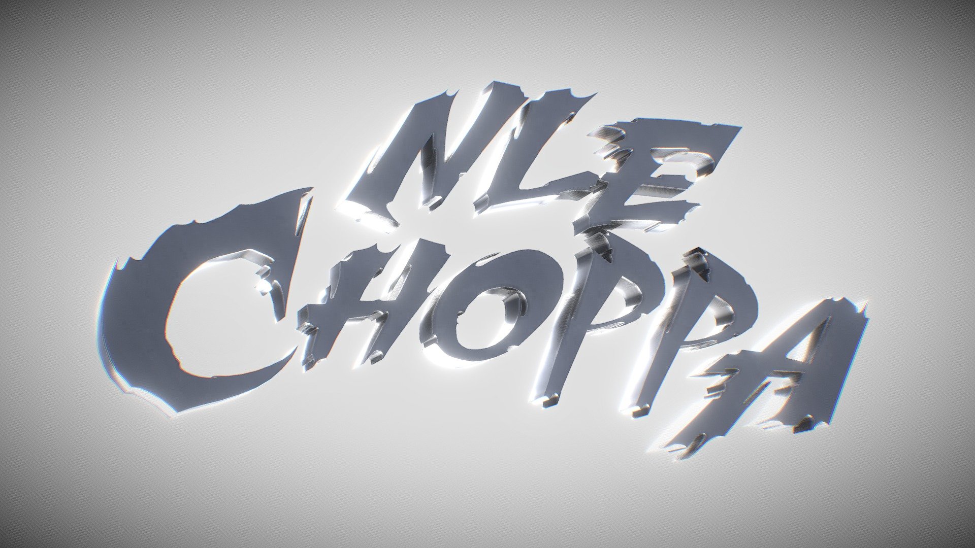 NLE Choppa Logo - Download Free 3D model by Tiko (@tikoavp) [dd4fe86 ...