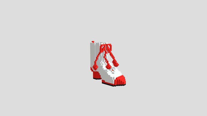 Devils boot 3D Model