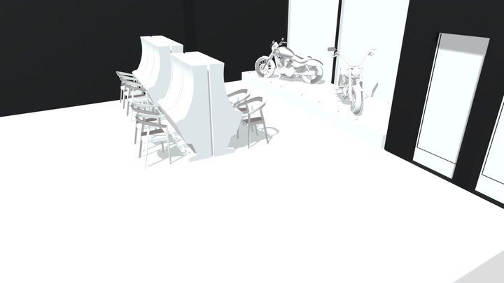 motorcycle testing 3D Model