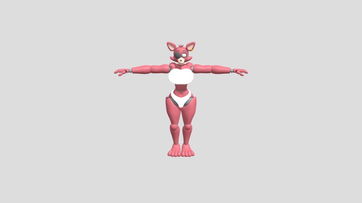 Foxy Blender 3D Model