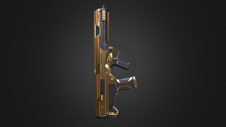 Msbs golden weapon 3D Model