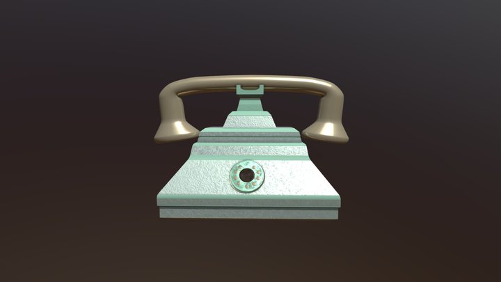 Safari Dial Phone 3D Model