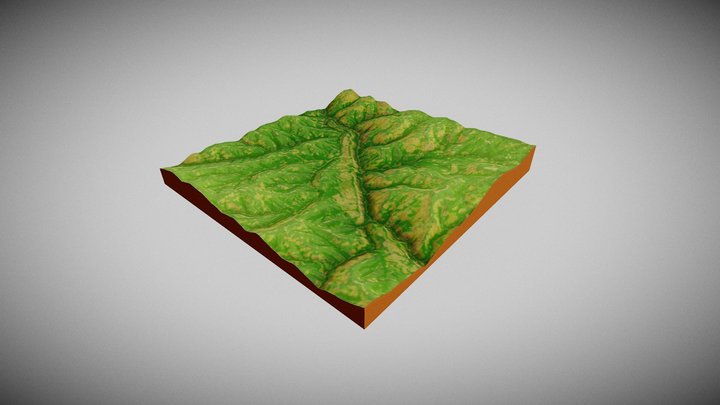 Kalbacar 3D Landscape 3D Model