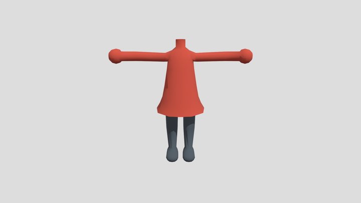 Female Mii 3D Model