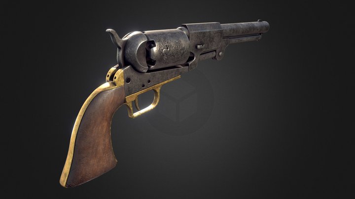 Colt Dragoon 3D Model