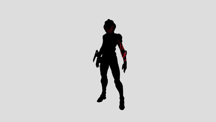Cyberhunter 3D Model