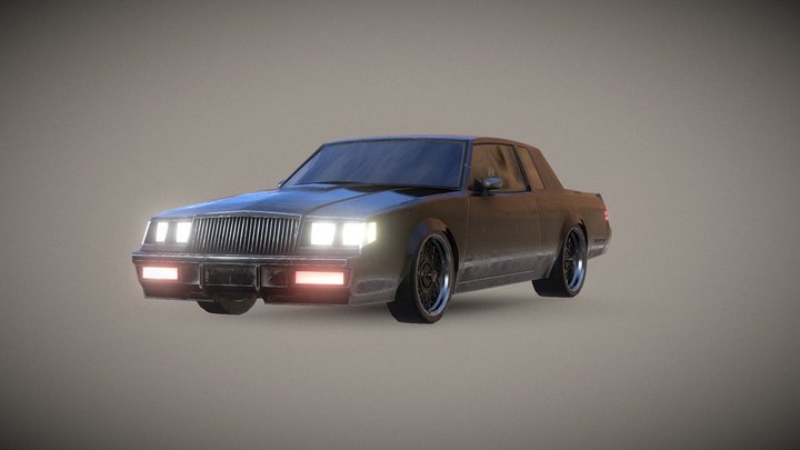 Buick GNX car 3D Model