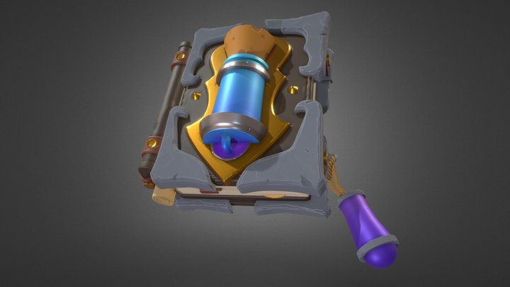 DS - Alchemist's Book 3D Model