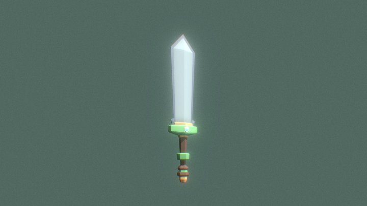 Blender Sword Tutorial 3D Model