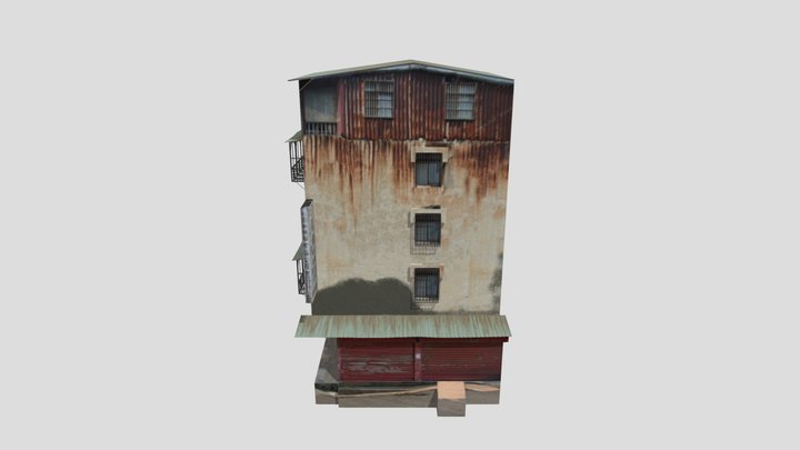 House in Taipei street 3D Model