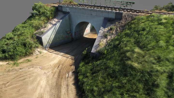 Viaduct in Niestepowo 3D Model