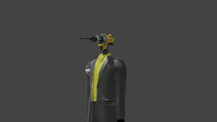 Drill Man Multiverse (FREE) 3D Model